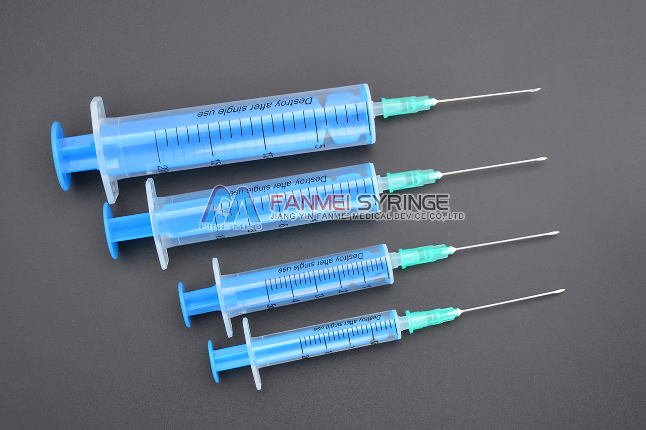 2-Part Disposable Syringe(Blue Plunger)